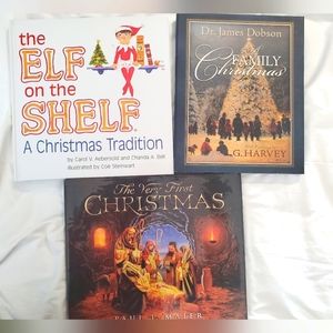 *: 3 books A Family Christmas , the elf on the shelf & the very first christmas